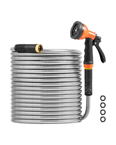 50ft metal garden hose - 50ft,